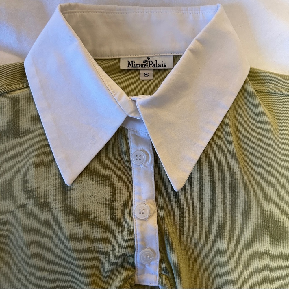 Mirror Palais Light Green Polo Bra Top - Picture 5 of 7